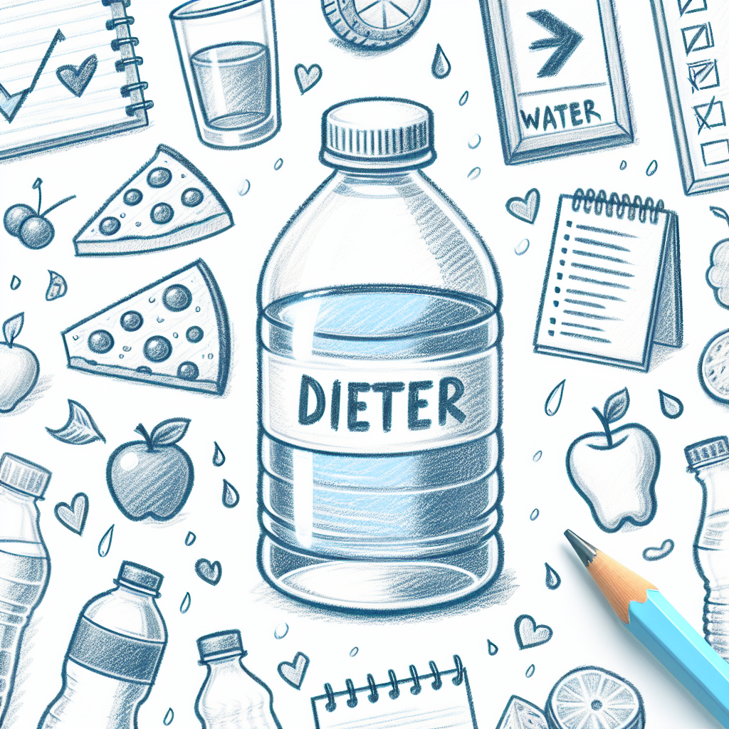 Pastelková ilustrace znázorňující téma: Diety