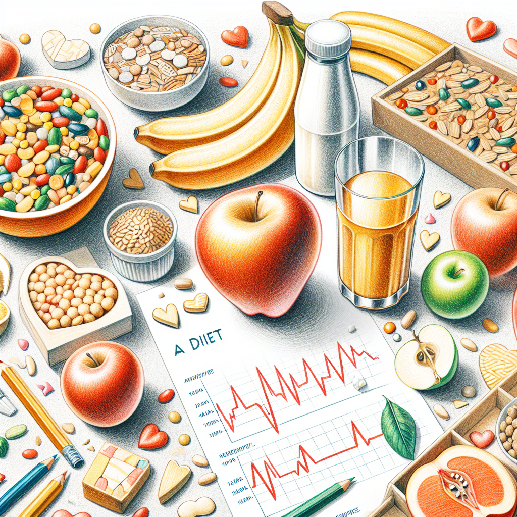 Pastelková ilustrace znázorňující téma: Zdravá výživa