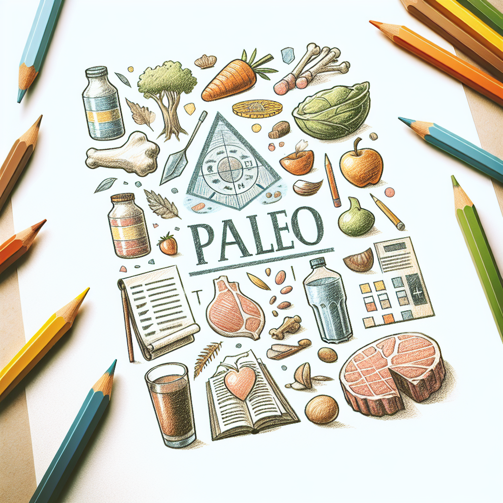 Pastelková ilustrace znázorňující téma: Zdravá výživa