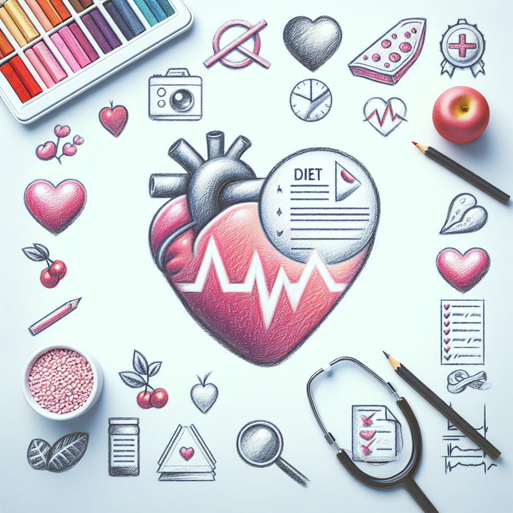 Pastelková ilustrace znázorňující téma: Zdraví a výživa