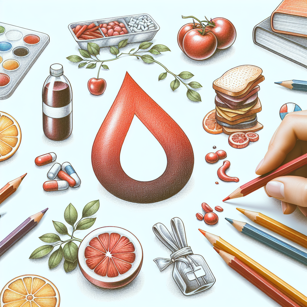Pastelková ilustrace znázorňující téma: Zdravá výživa
