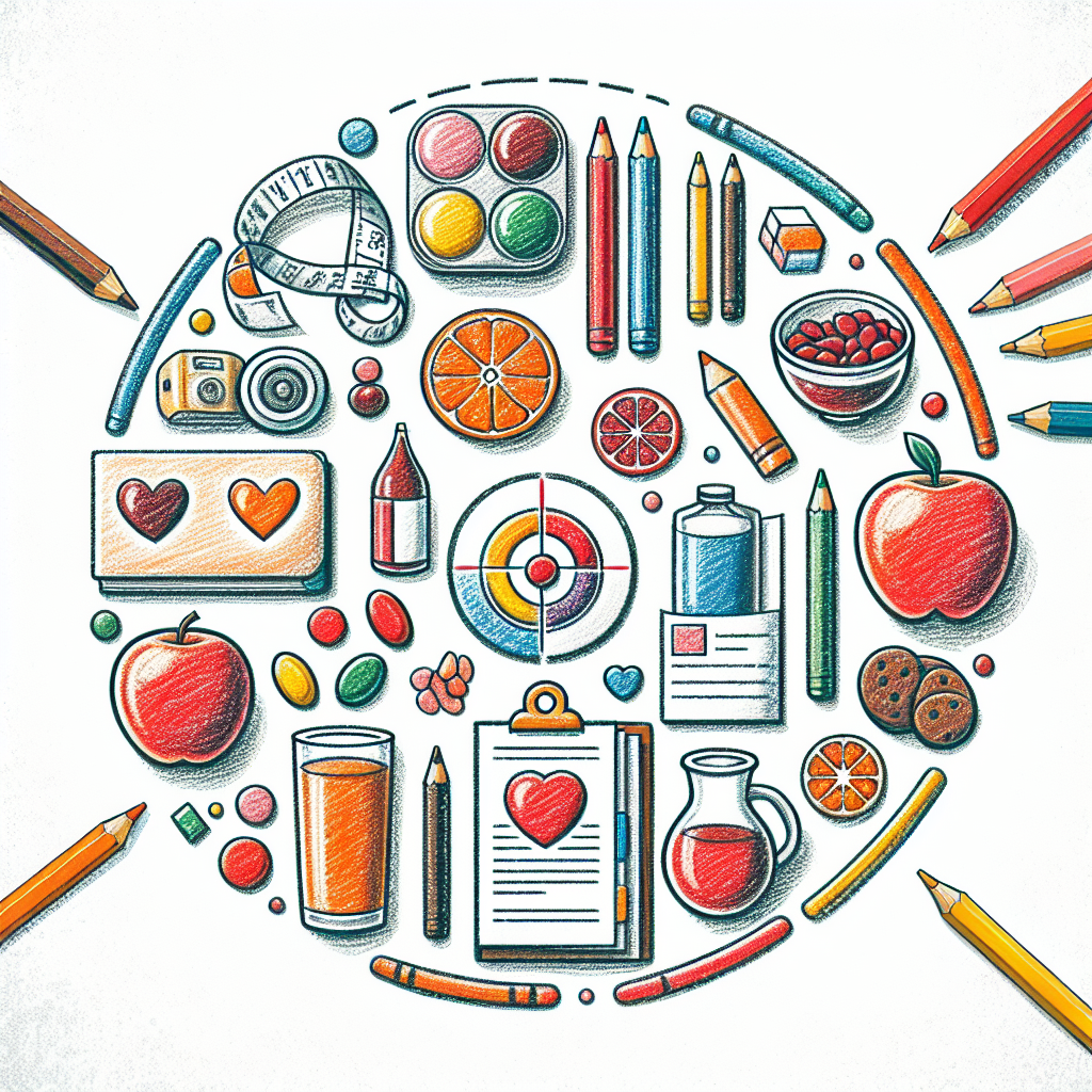 Pastelková ilustrace znázorňující téma: Zdravá výživa