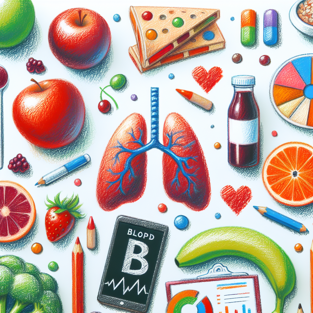 Pastelková ilustrace znázorňující téma: Zdravá výživa