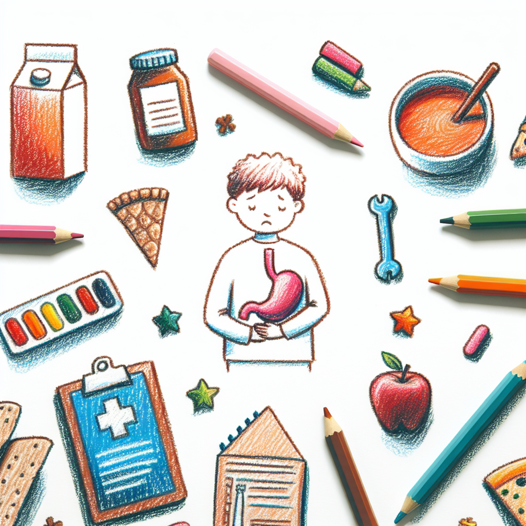 Pastelková ilustrace znázorňující téma: Dětské zdraví