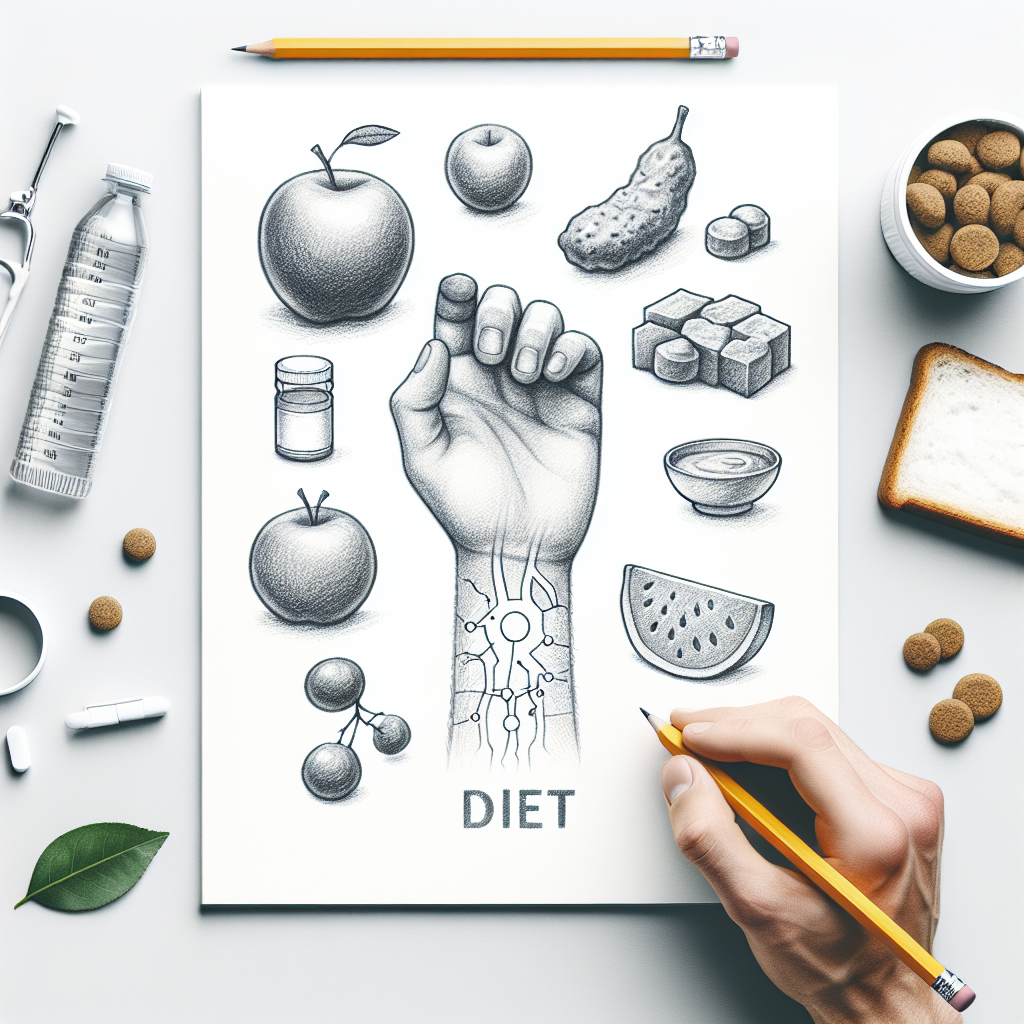 Pastelková ilustrace znázorňující téma: Zdravá výživa