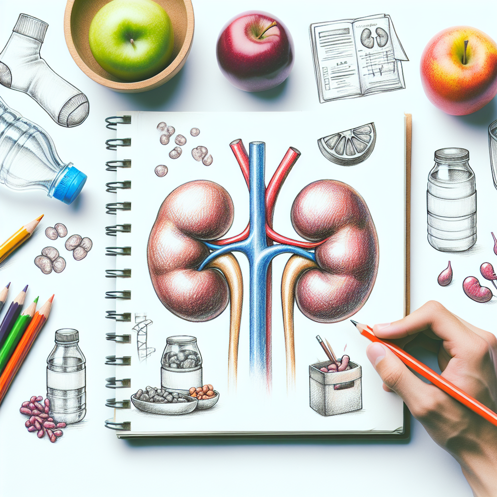 Pastelková ilustrace znázorňující téma: Zdraví