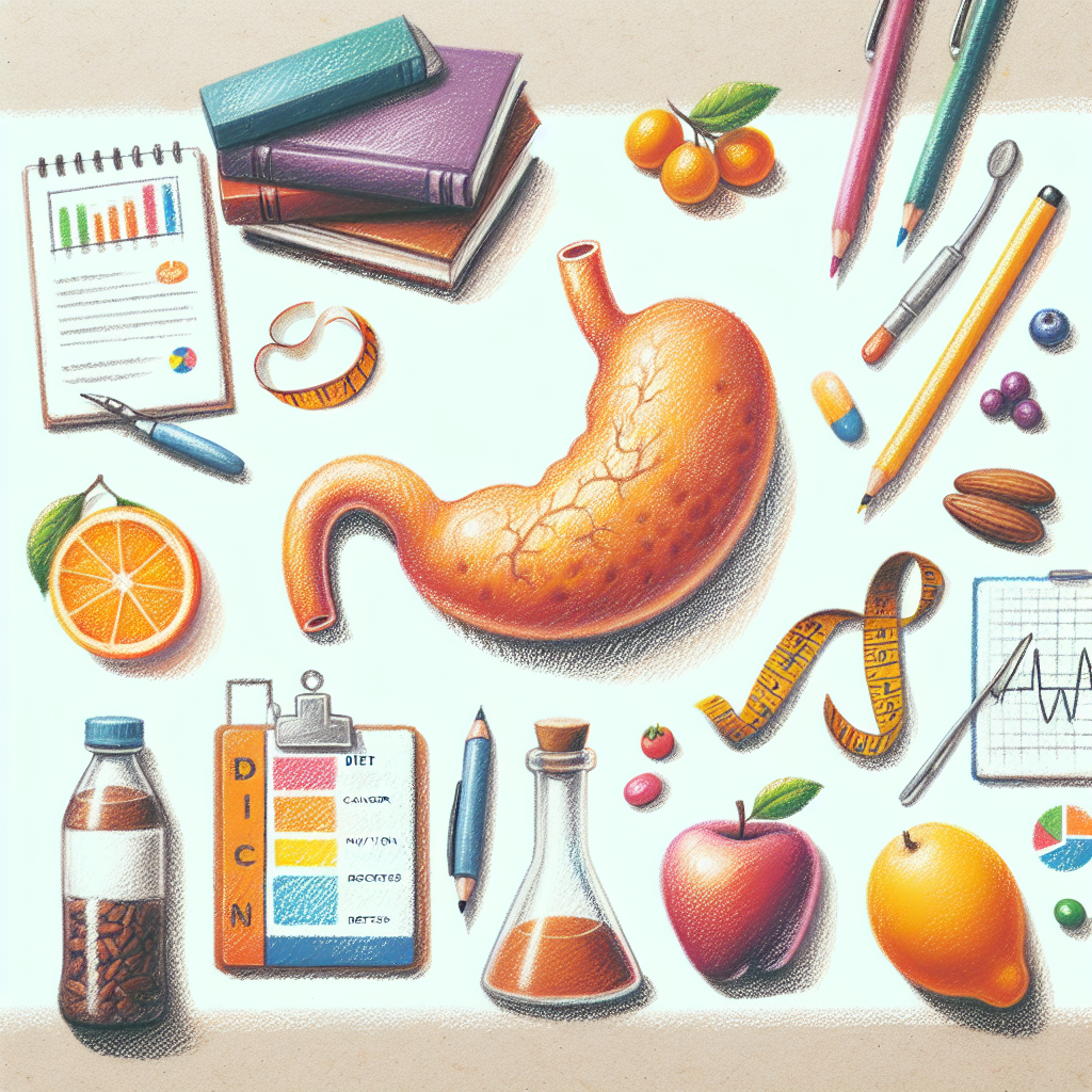 Pastelková ilustrace znázorňující téma: Zdraví a výživa