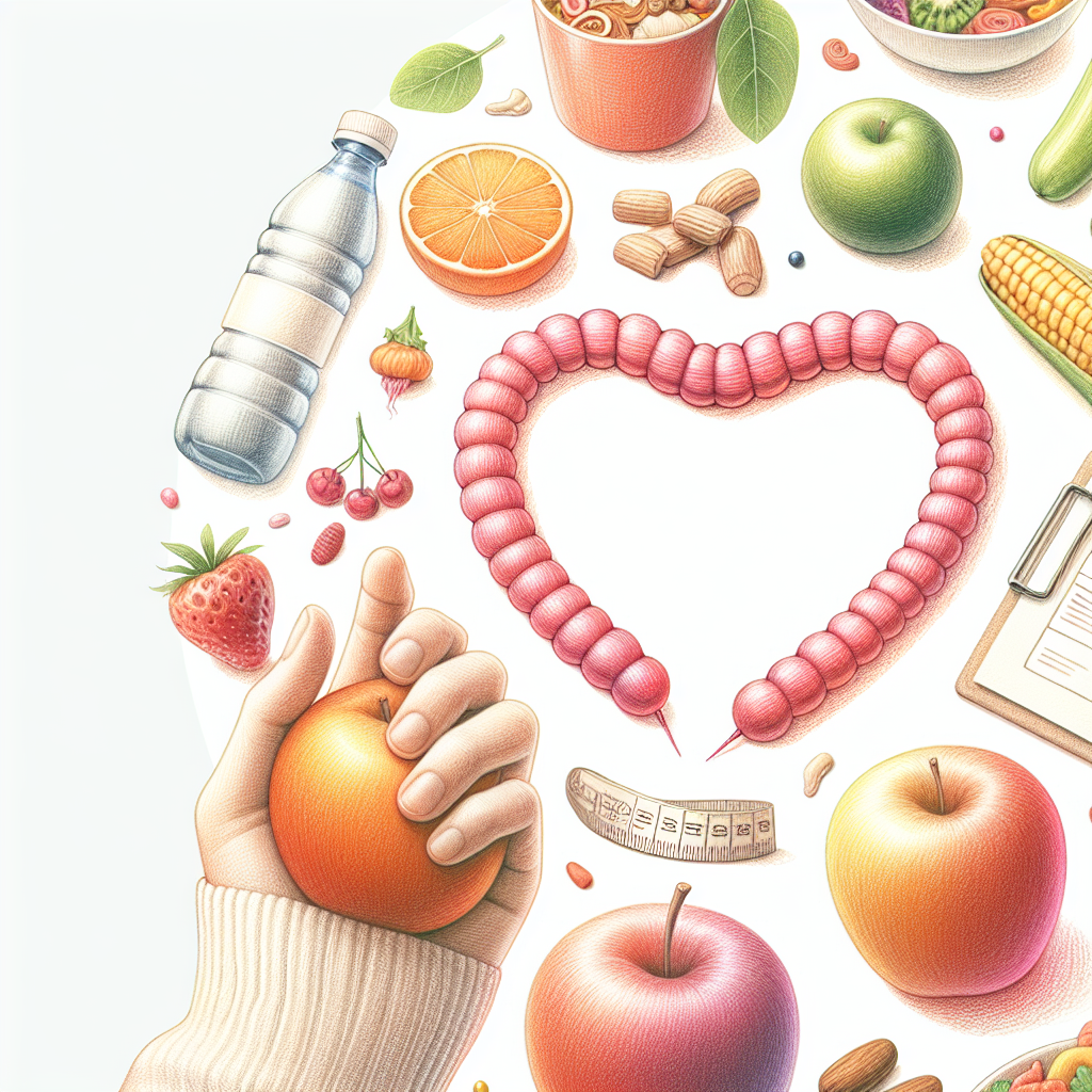Pastelková ilustrace znázorňující téma: Zdraví a výživa