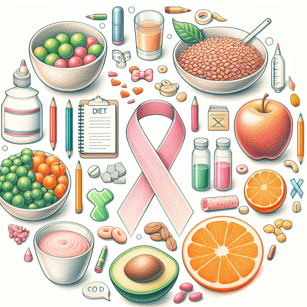 Pastelková ilustrace znázorňující téma: Výživa a zdraví