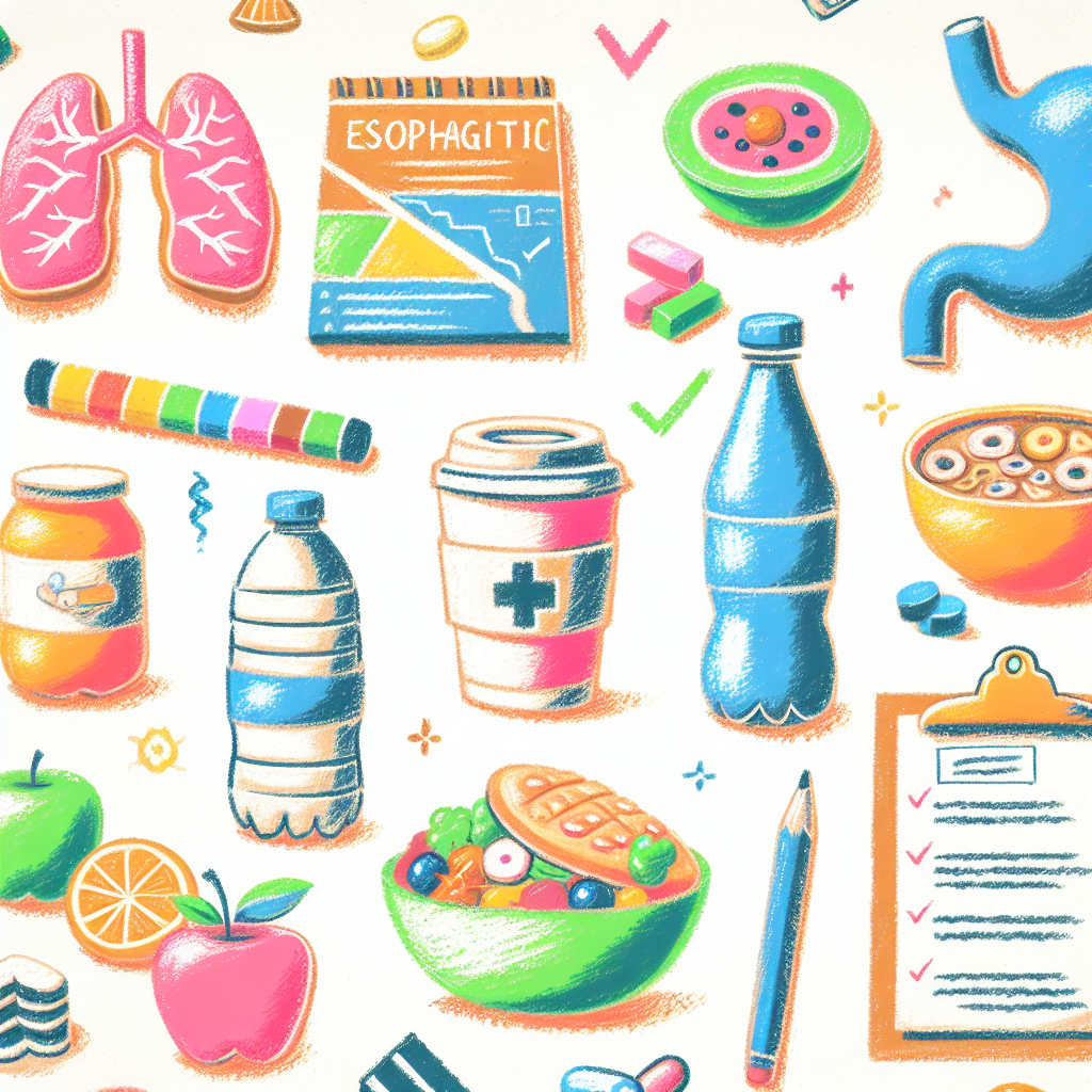 Pastelková ilustrace znázorňující téma: Zdraví a výživa