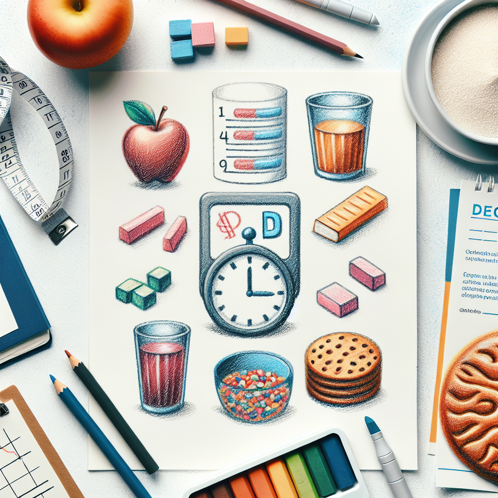 Pastelková ilustrace znázorňující téma: Výživa a dietologie