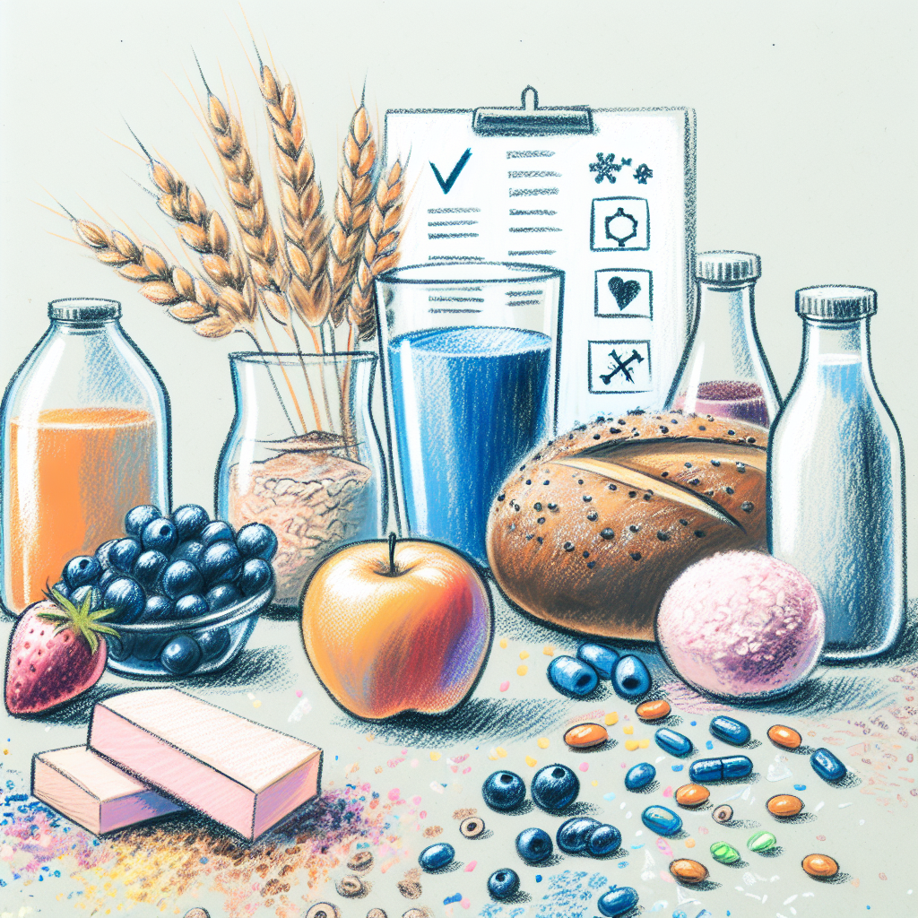 Pastelková ilustrace znázorňující téma: Zdravá výživa