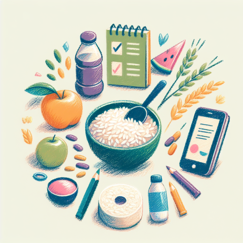 Pastelková ilustrace znázorňující téma: Stravování