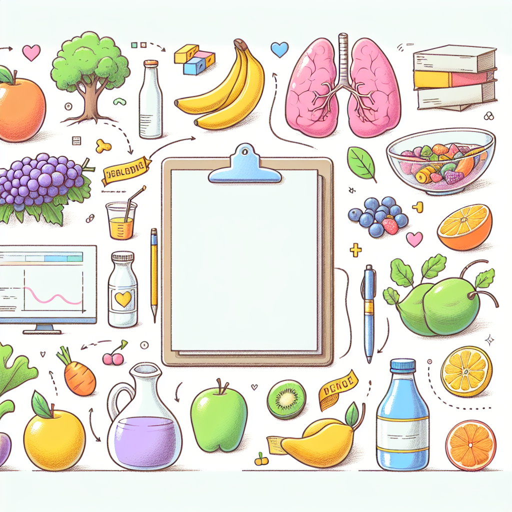 Pastelková ilustrace znázorňující téma: Zdravá strava