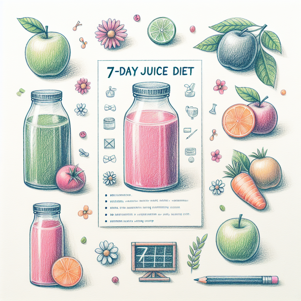 Pastelková ilustrace znázorňující téma: Diety a stravování