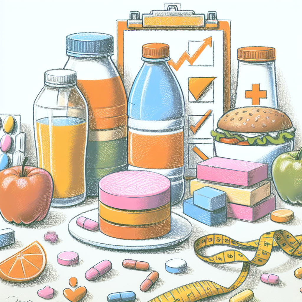 Pastelková ilustrace znázorňující téma: Diety a zdraví