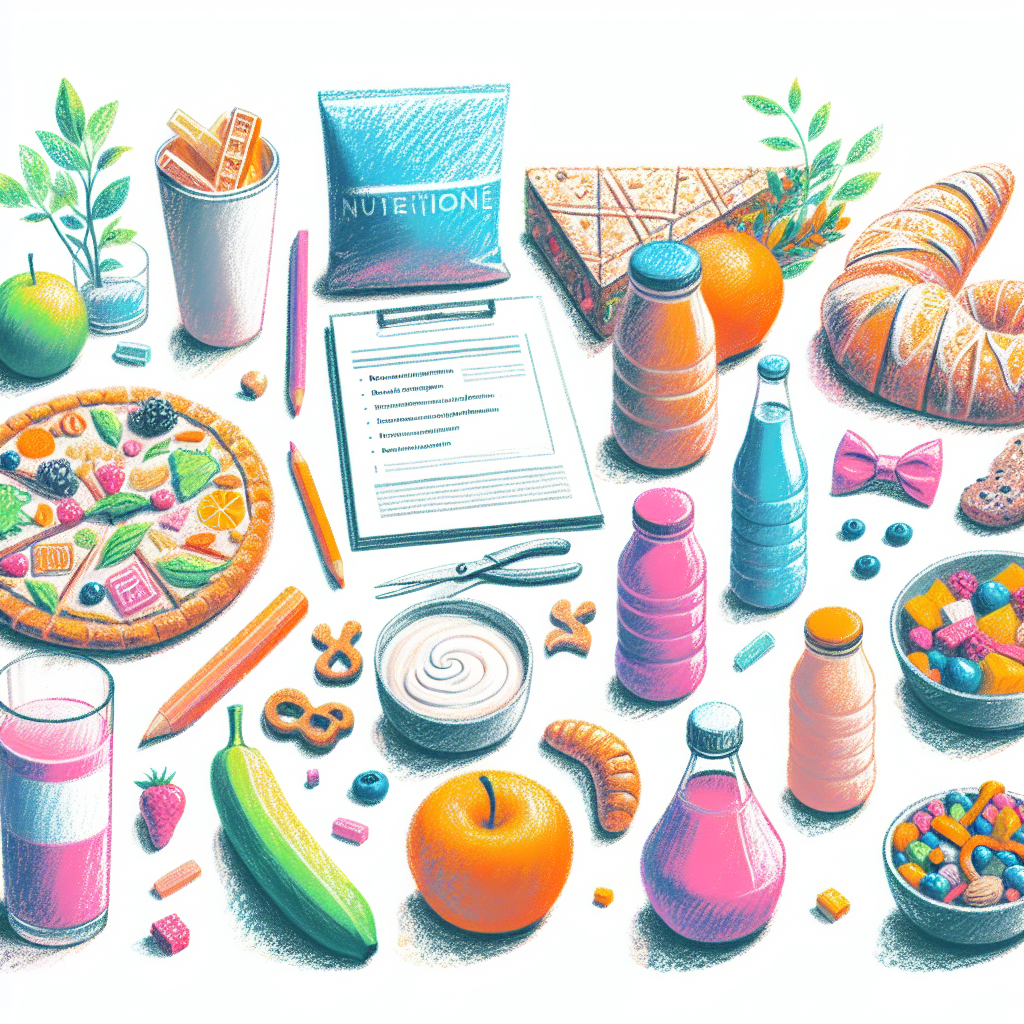 Pastelková ilustrace znázorňující téma: Zdravá výživa