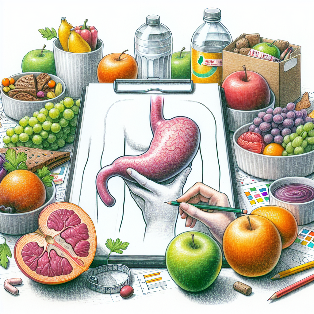 Pastelková ilustrace znázorňující téma: Zdraví a dieta