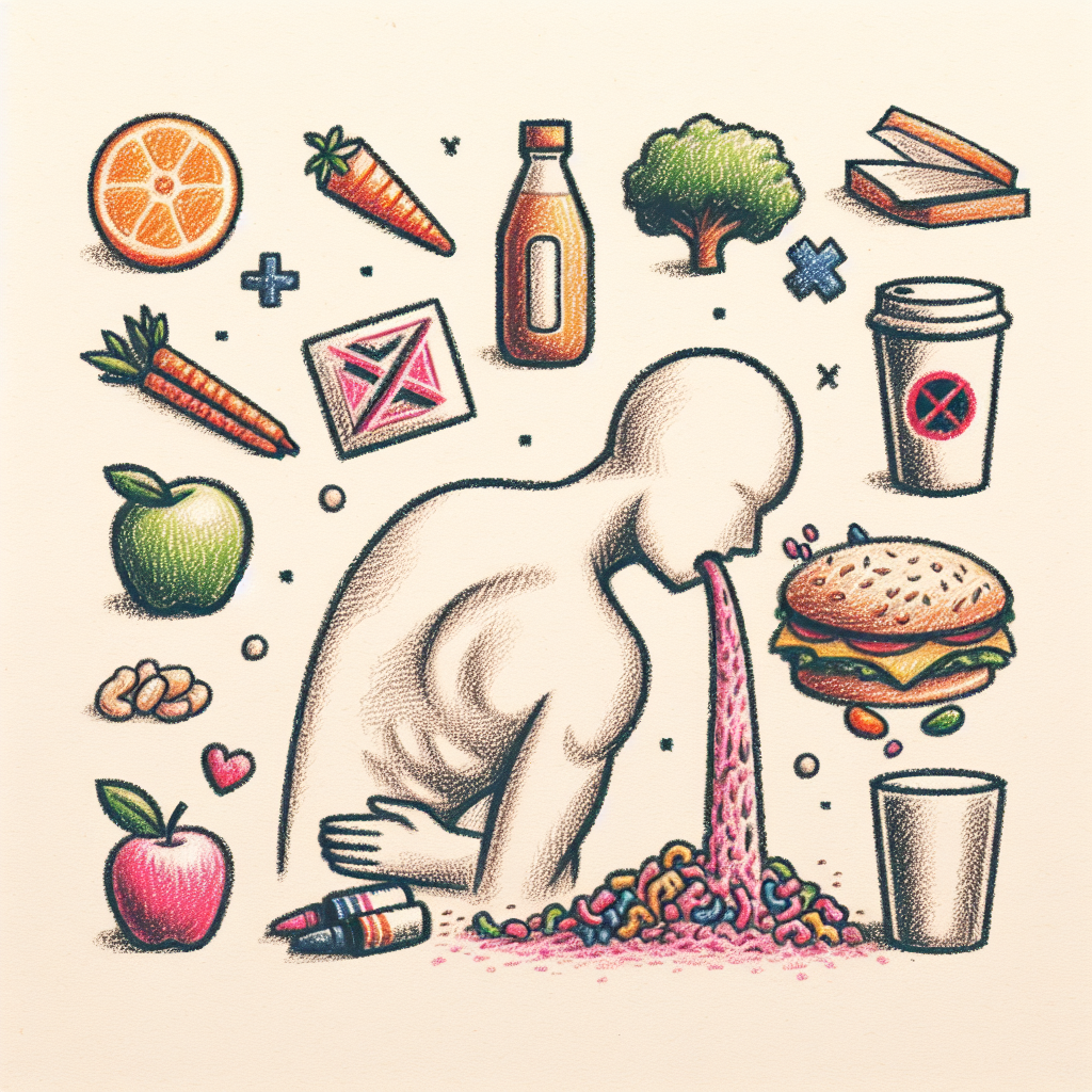 Pastelková ilustrace znázorňující téma: Zdraví