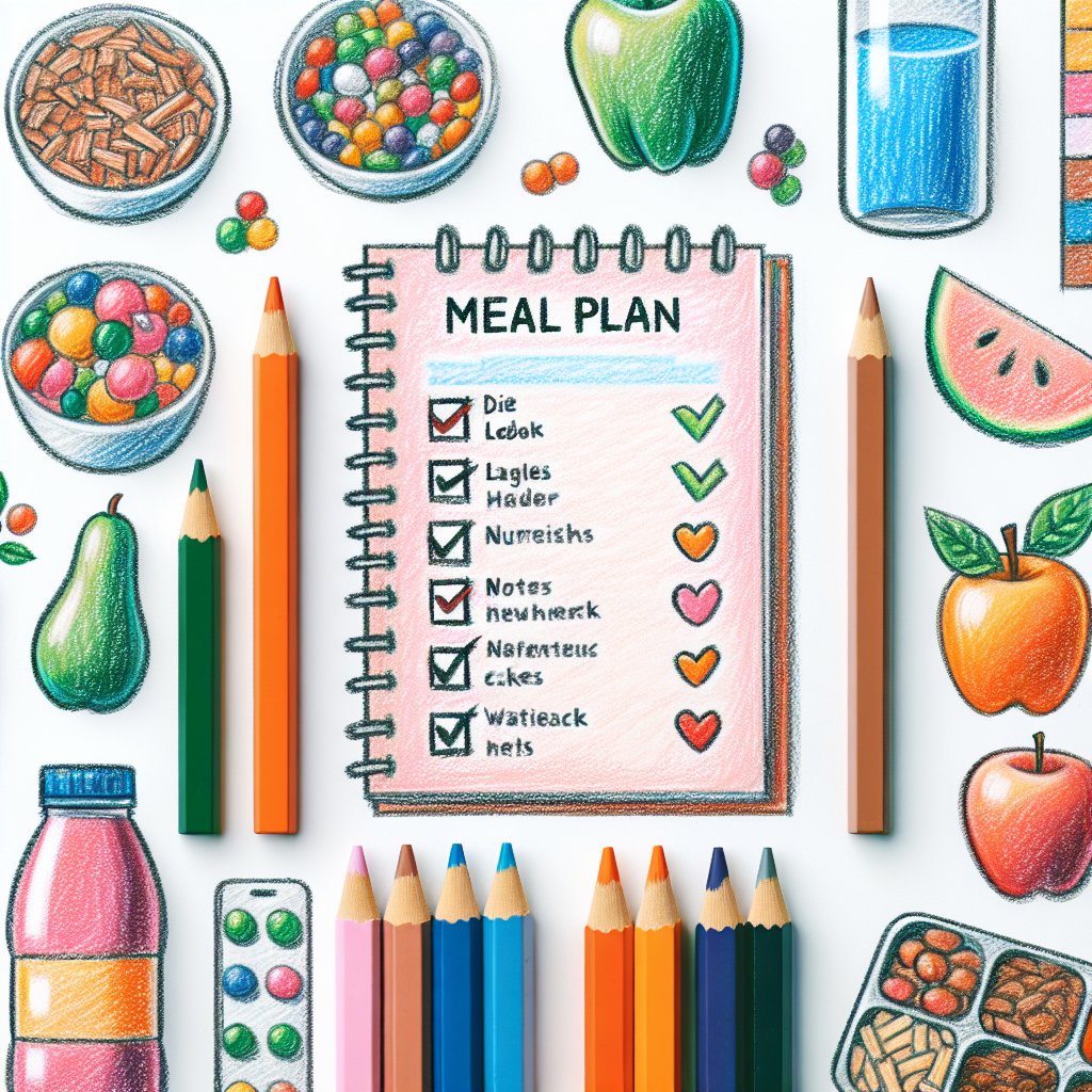 Pastelková ilustrace znázorňující téma: Stravování