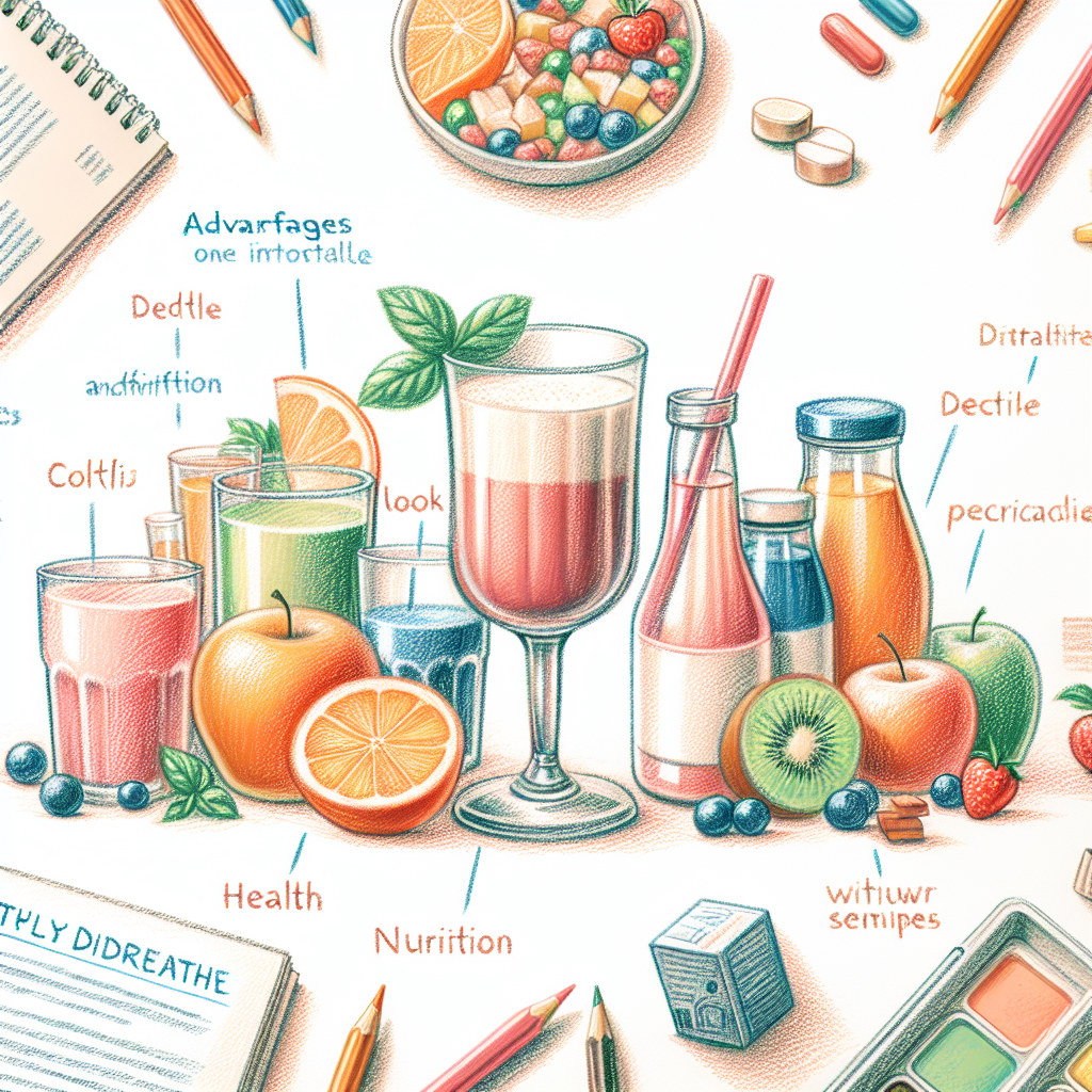 Pastelková ilustrace znázorňující téma: Zdravá strava