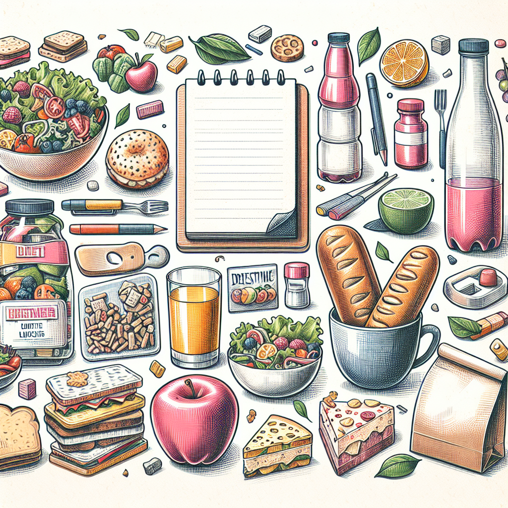 Pastelková ilustrace znázorňující téma: Recepty