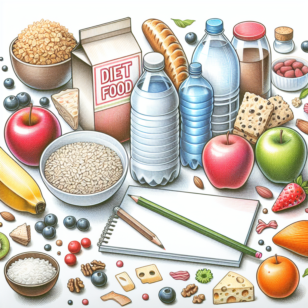 Pastelková ilustrace znázorňující téma: Zdravá dieta