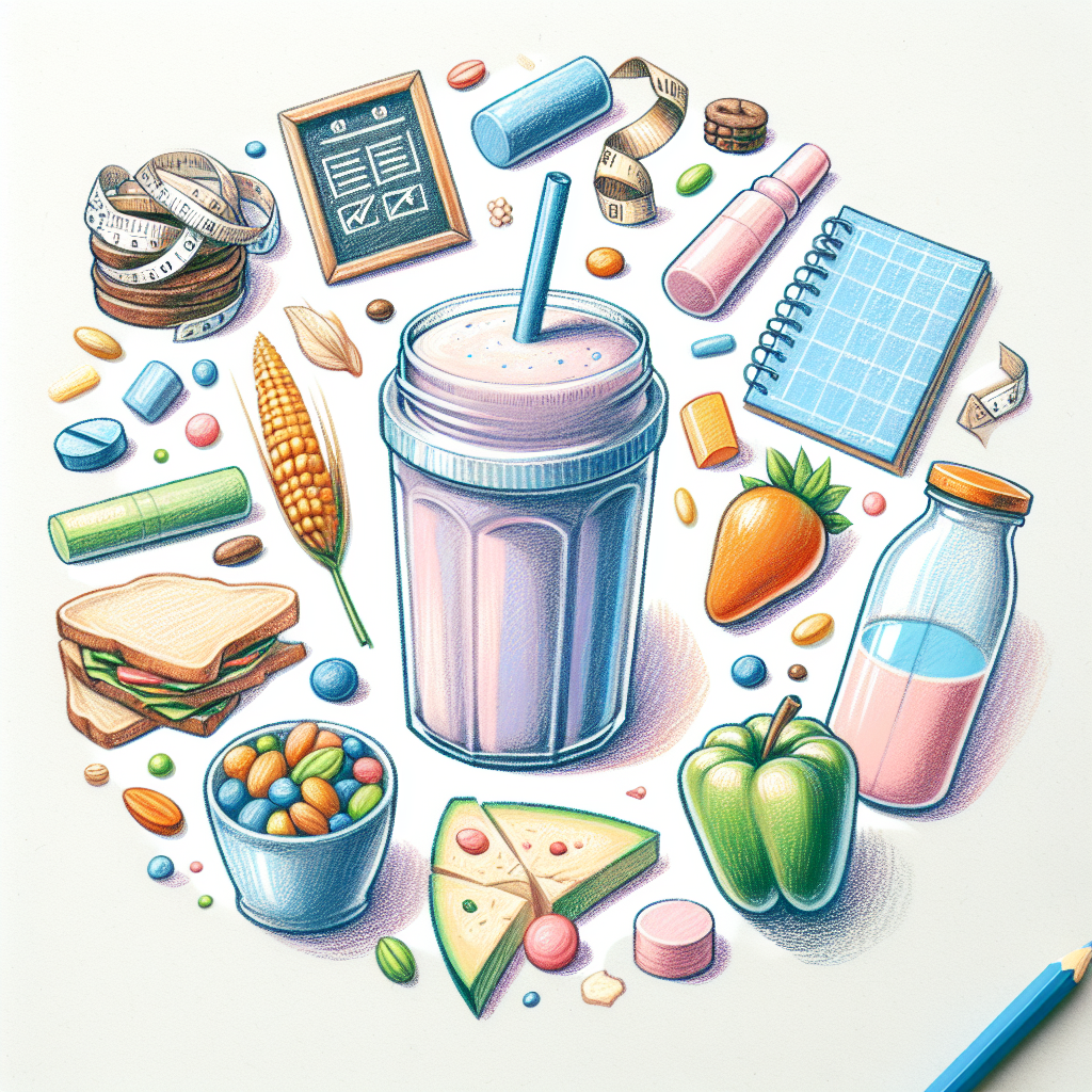 Pastelková ilustrace znázorňující téma: Výživa