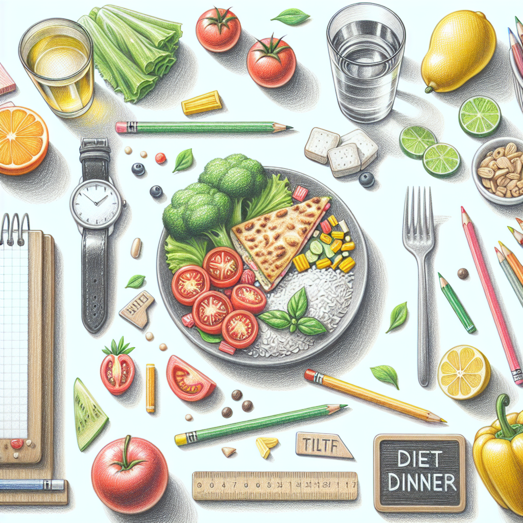 Pastelková ilustrace znázorňující téma: Zdravé stravování
