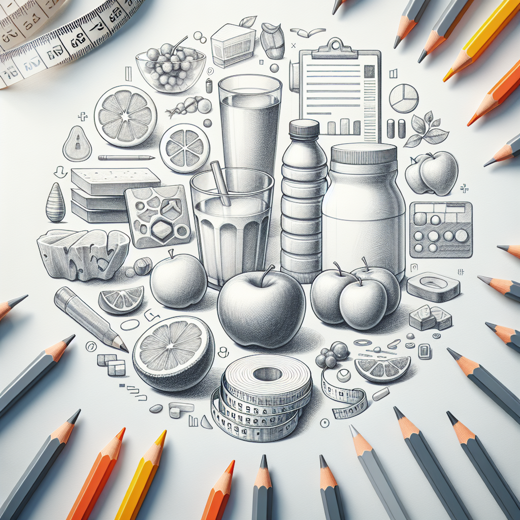 Pastelková ilustrace znázorňující téma: Zdravé stravování