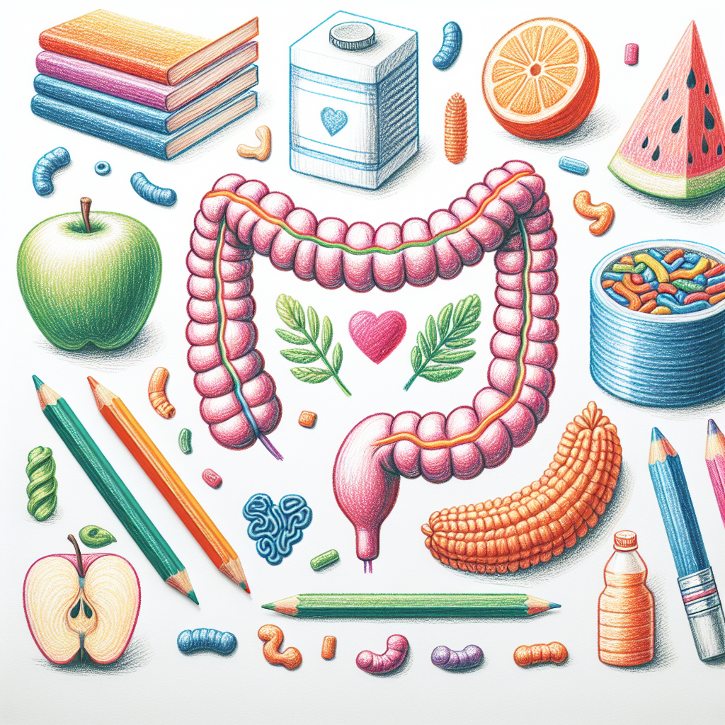 Pastelková ilustrace znázorňující téma: Zdravá výživa