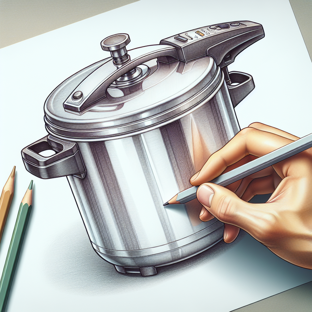 Pastelková ilustrace znázorňující téma: Vaření