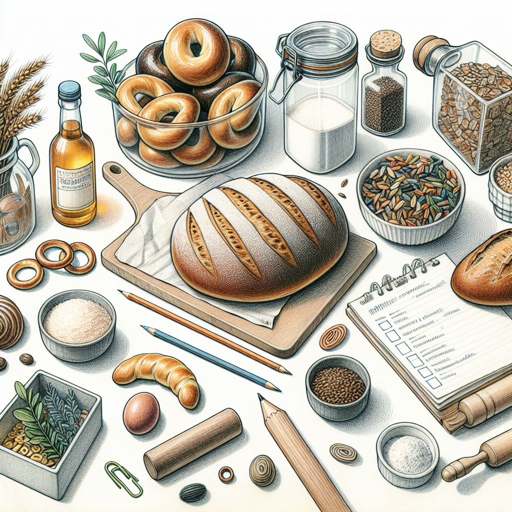 Pastelková ilustrace znázorňující téma: Domácí pečení
