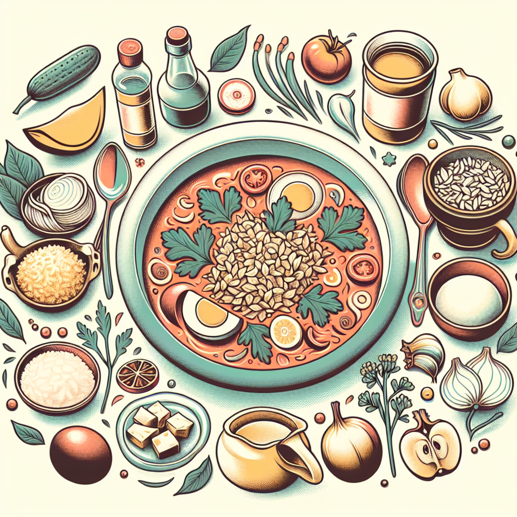Pastelková ilustrace znázorňující téma: Recepty