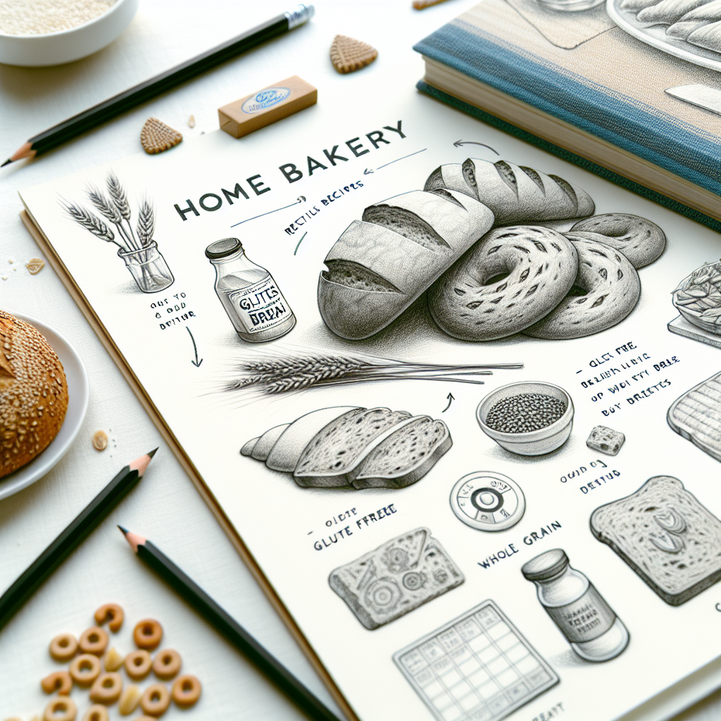 Pastelková ilustrace znázorňující téma: Recepty