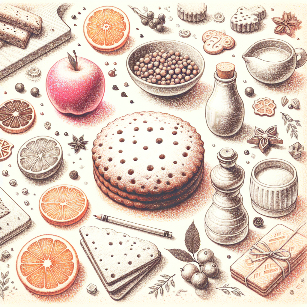 Pastelková ilustrace znázorňující téma: Recepty