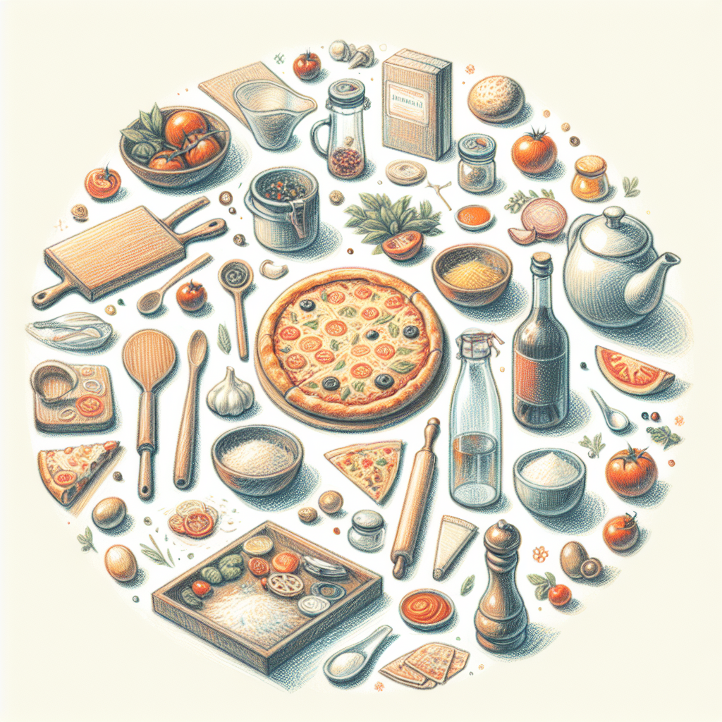 Pastelková ilustrace znázorňující téma: Recepty