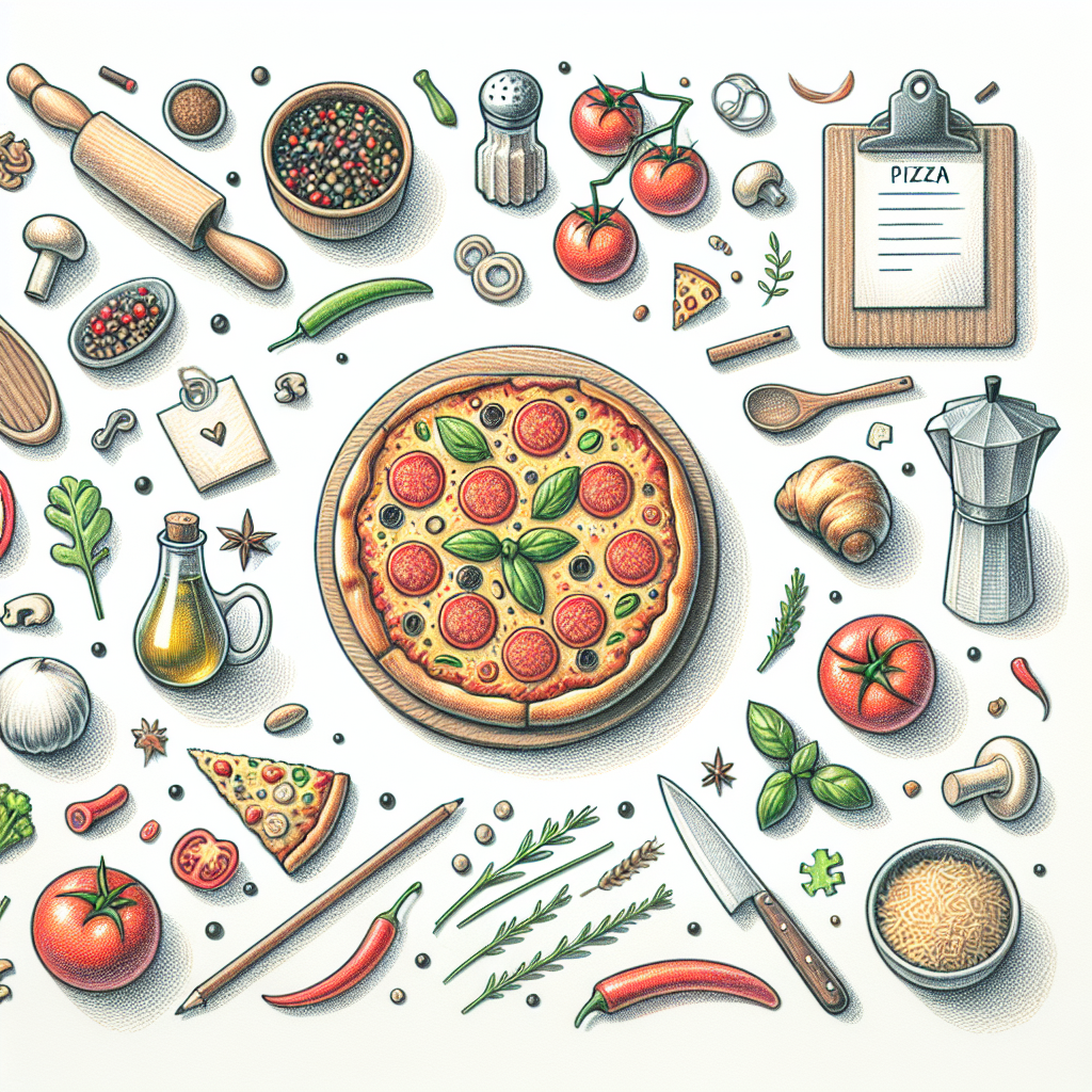 Pastelková ilustrace znázorňující téma: Vaření