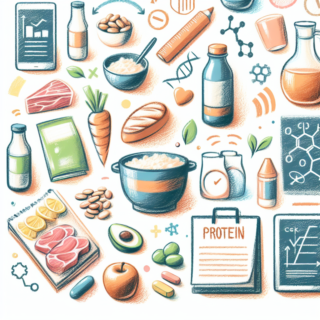 Pastelková ilustrace znázorňující téma: Diety