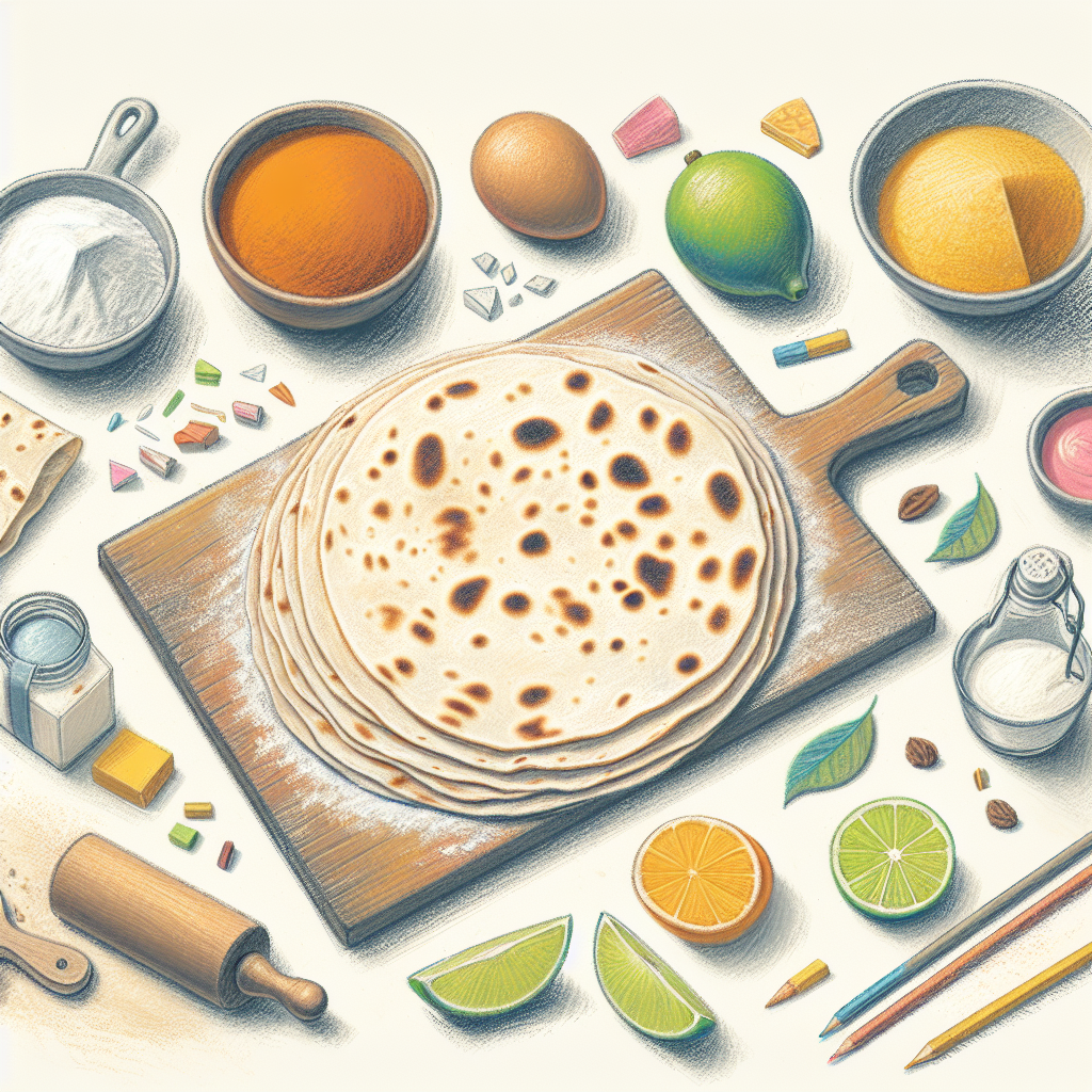 Pastelková ilustrace znázorňující téma: Domácí vaření