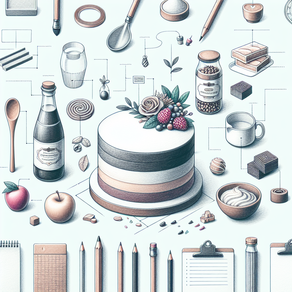 Pastelková ilustrace znázorňující téma: Recepty