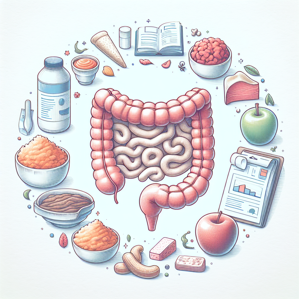 Pastelková ilustrace znázorňující téma: Gastroenterologie