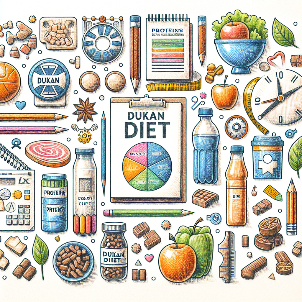 Pastelková ilustrace znázorňující téma: Diety