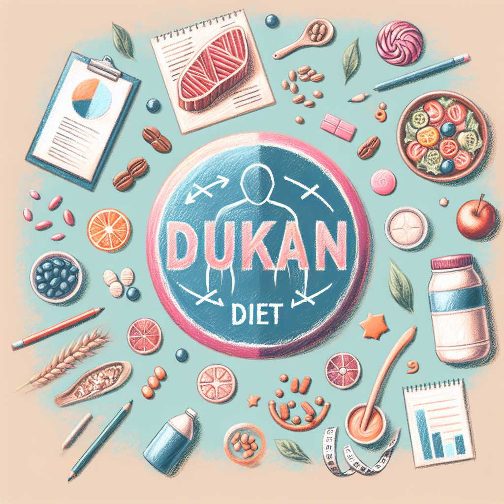 Pastelková ilustrace znázorňující téma: Diety