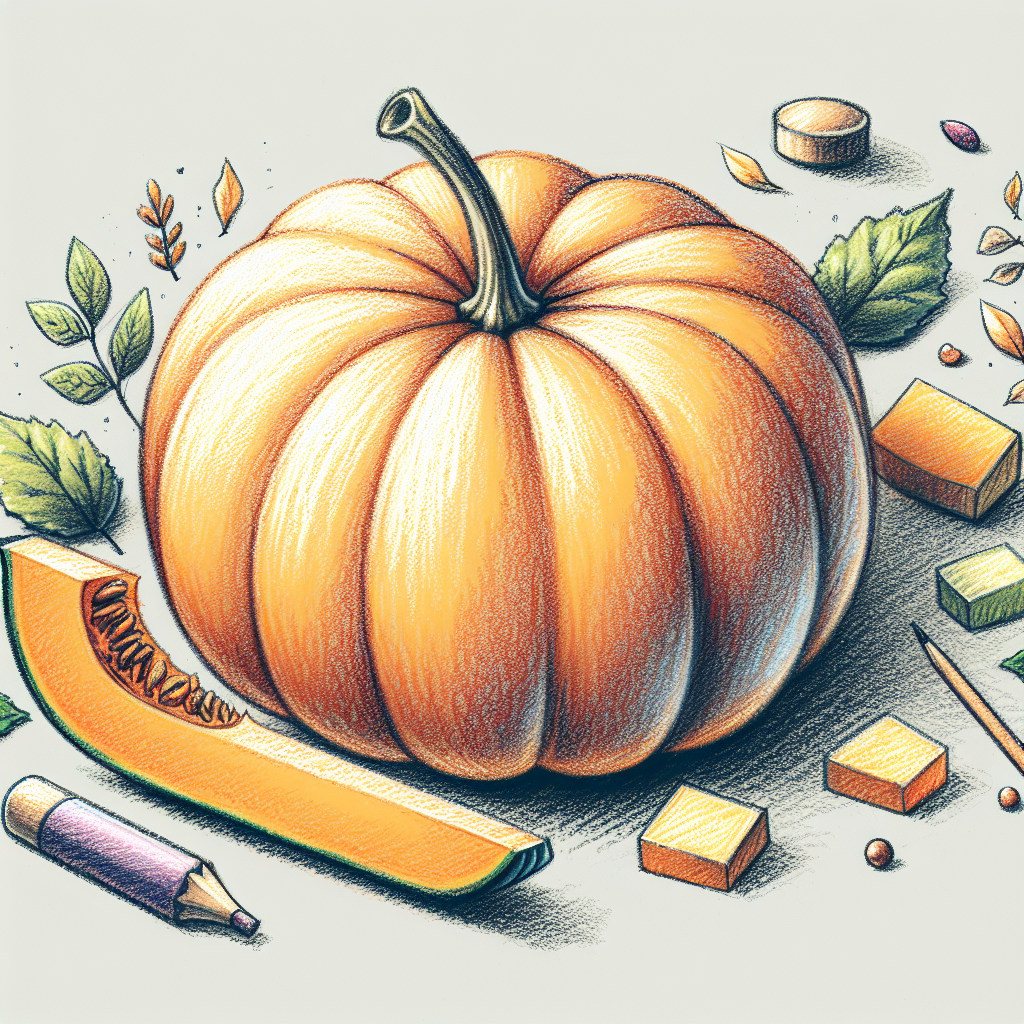 Pastelková ilustrace znázorňující téma: Vaření