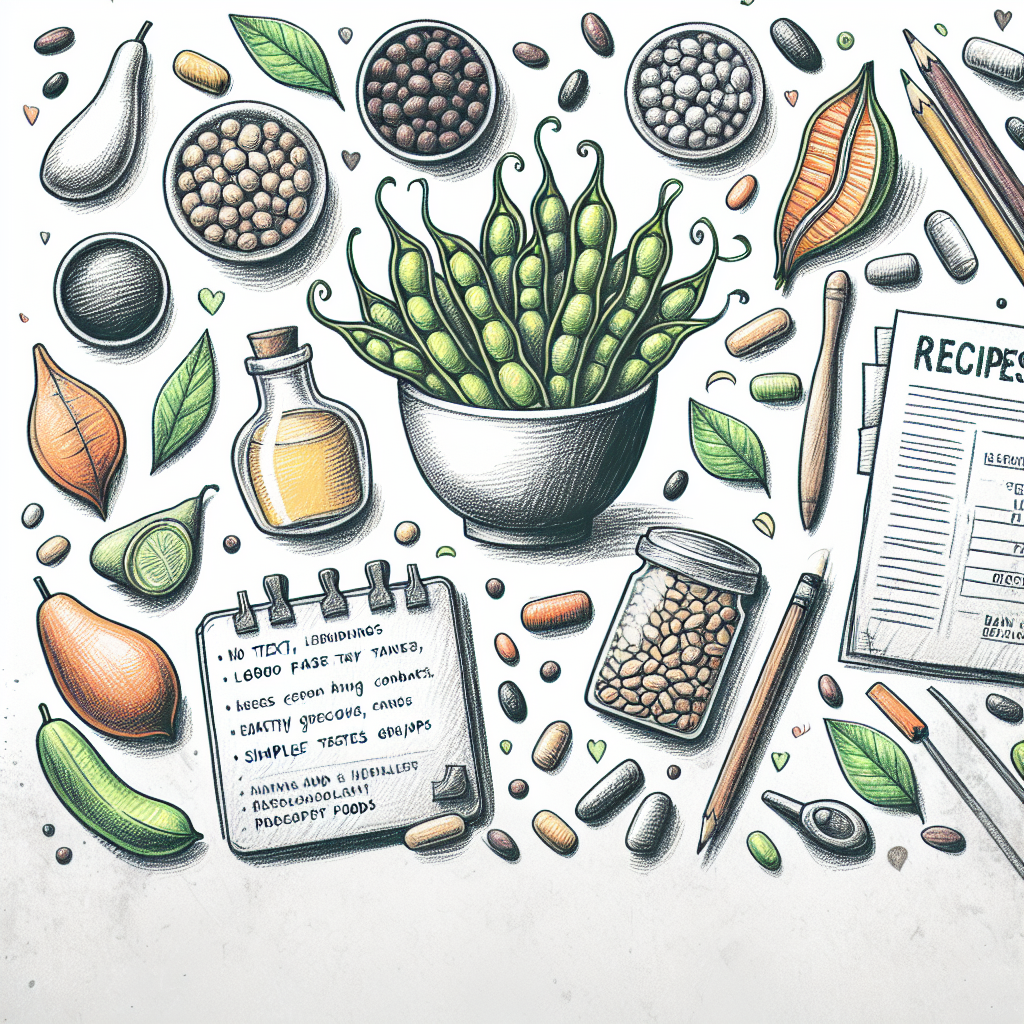 Pastelková ilustrace znázorňující téma: Recepty