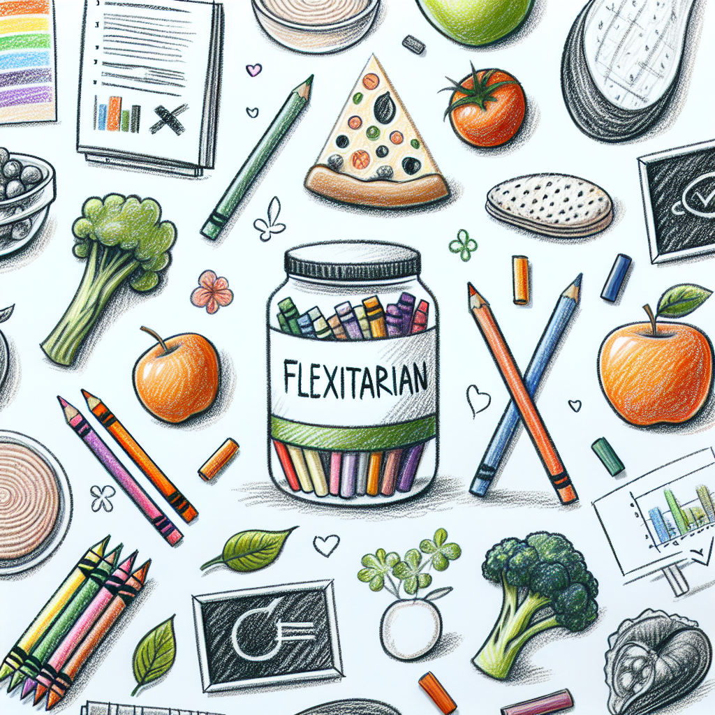 Pastelková ilustrace znázorňující téma: Stravování