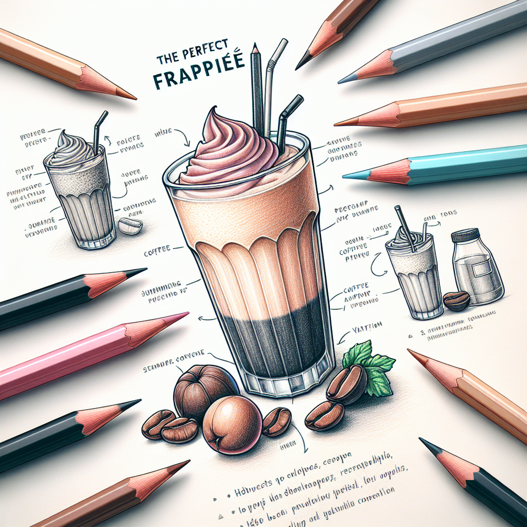Pastelková ilustrace znázorňující téma: Nápoje