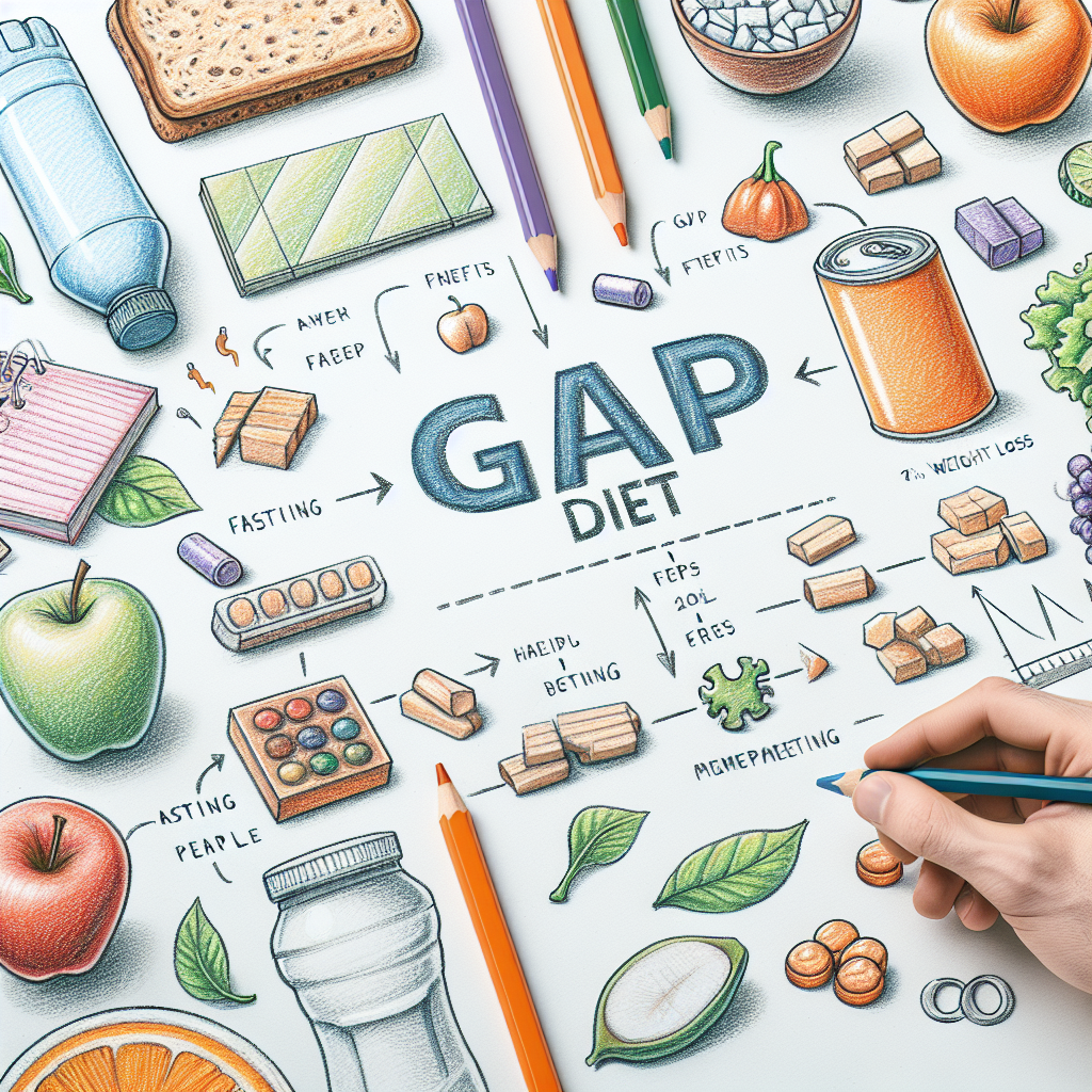 Pastelková ilustrace znázorňující téma: Diety a výživa