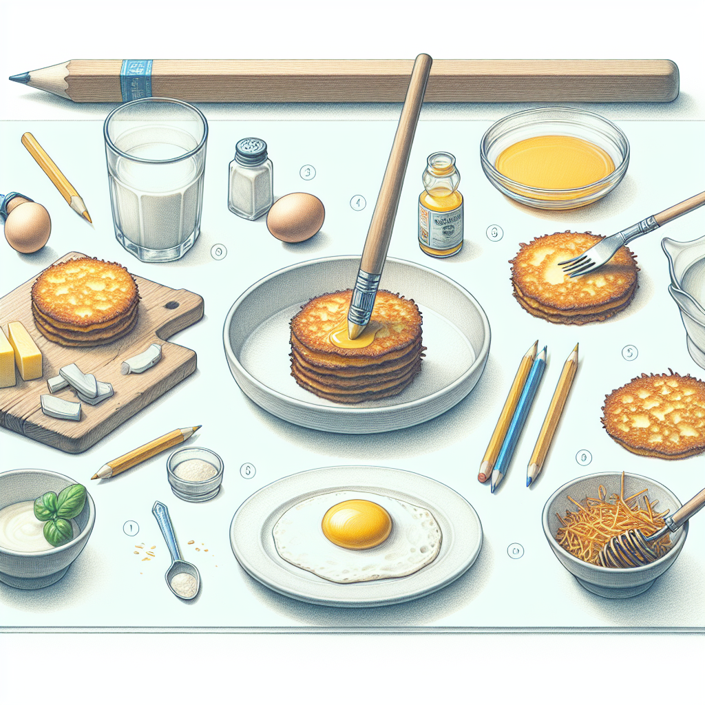 Pastelková ilustrace znázorňující téma: Recepty